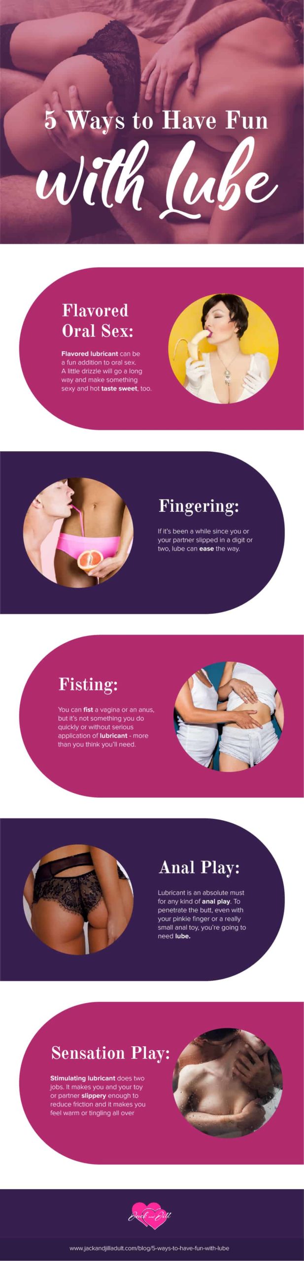 Infographic for 5 Ways to Have Fun With Lube