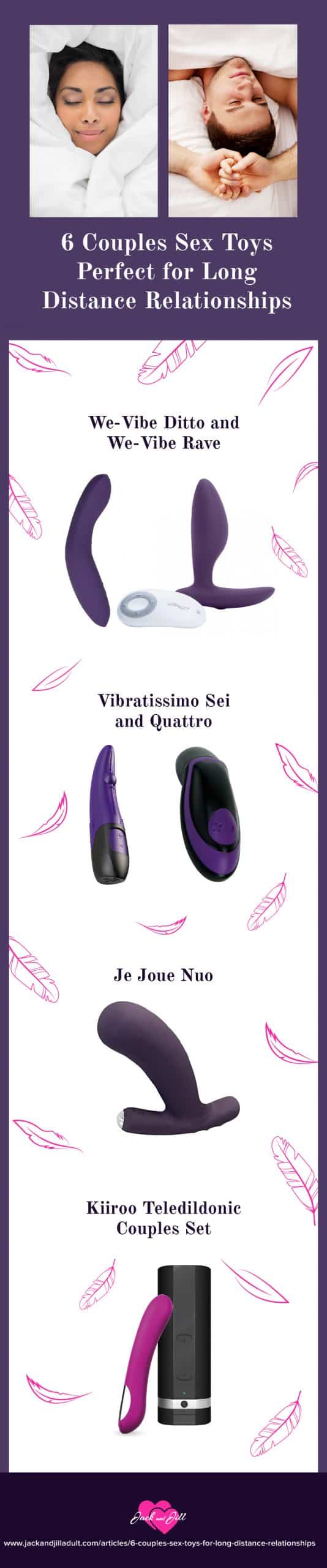 Infographic for 6 Couples Sex Toys for Long Distance Relationships