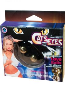 Cats Eyes Steel Love Balls