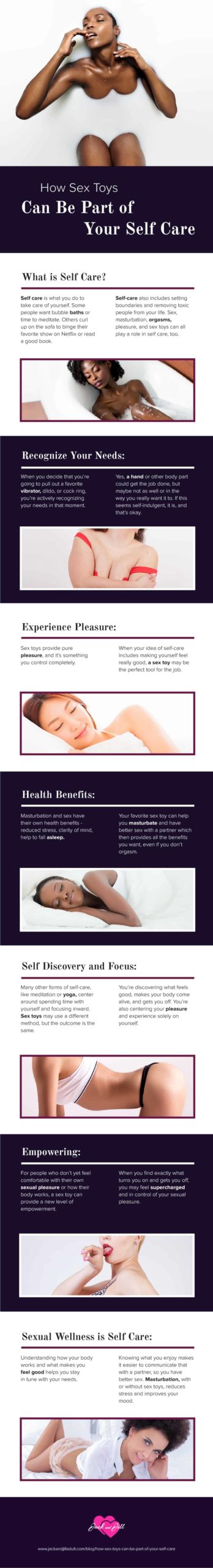Infographic for How Sex Toys Can Be Part of Your Self Care