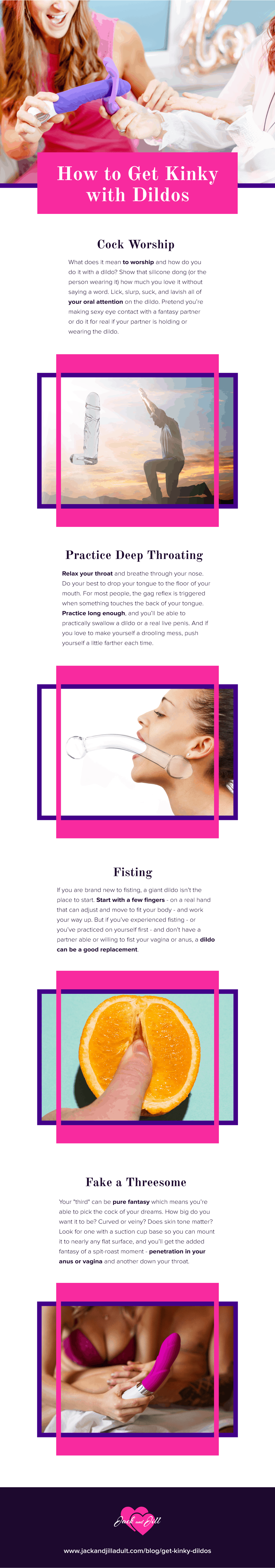 Infographic for How to Get Kinky With Dildos