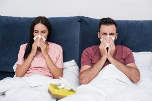 Can partners have sex if the other thinks they have coronavirus?