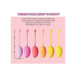 Mango Tropical 6 Weighted Kegel Ball Exercise Set Infographic 4