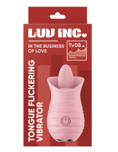 Luv Inc. Tongue Flickering Vibrator – Pink
