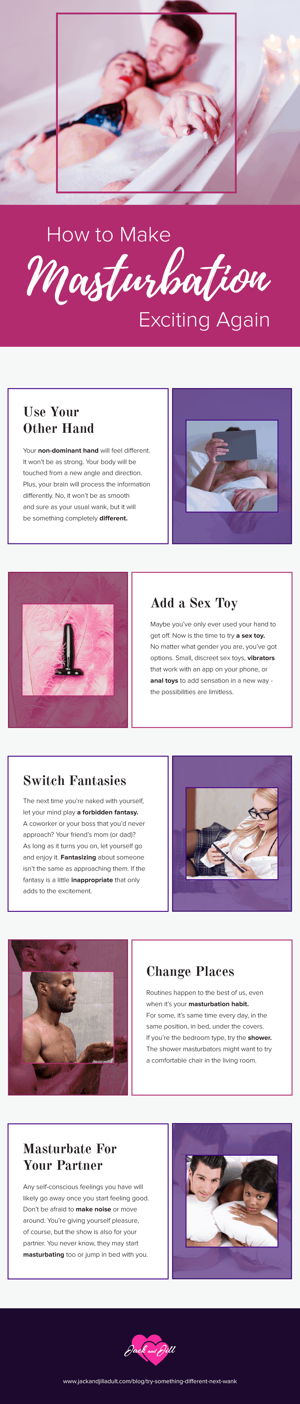 Infographic for Try Something Different for Your Next Wank