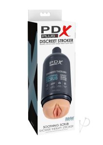 PDX Plus Shower Therapy Soothing Scrub Stroker Box