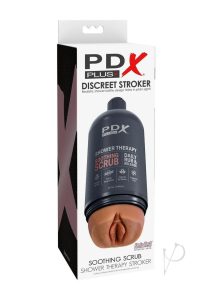 PDX Plus Shower Therapy Soothing Scrub Stroker Tan