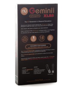 Sensuelle Geminii g spot vibe box rear