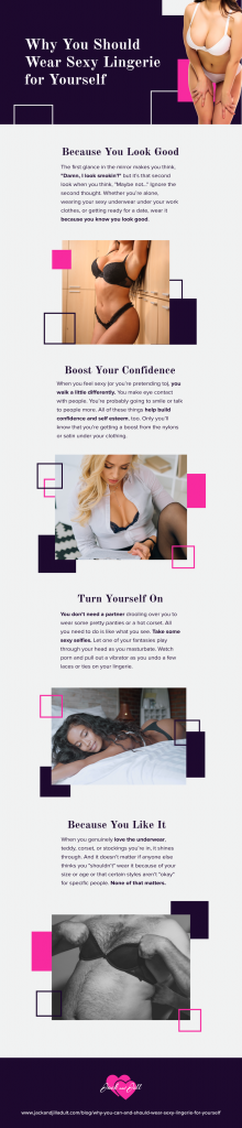 Infographic for Why You Can and Should Wear Sexy Lingerie for Yourself